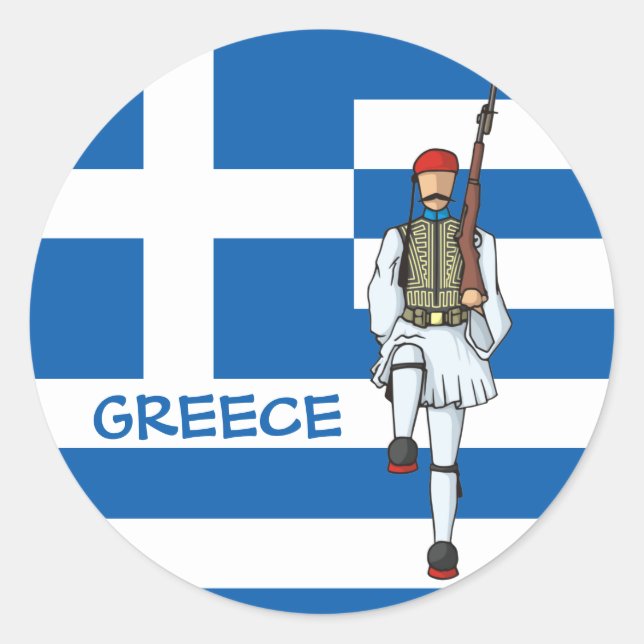 Adesivo Redondo Ícone Tsolias (Frente)