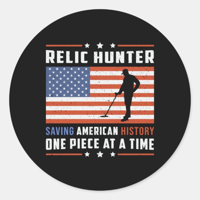 Adesivo Redondo Ideia de Presente do Detector de Detector de Detec (Frente)