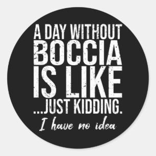 Adesivo Redondo Ideia divertida de presente esportivo