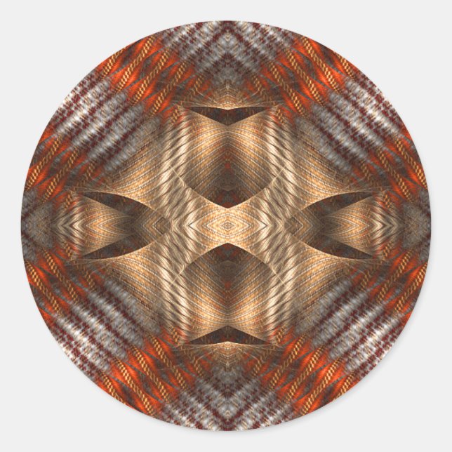 Adesivo Redondo Identidade quebrada (Frente)