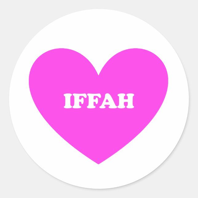 Adesivo Redondo Iffah (Frente)