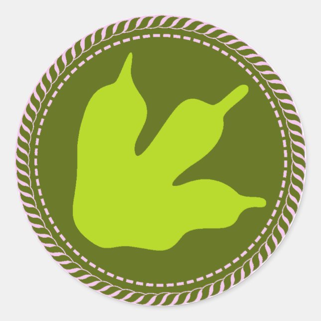 Adesivo Redondo IGGPPCamp Troop Kaiju Pride (Frente)