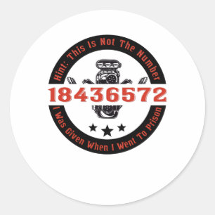 Adesivo Redondo Ignição mecânica do cilindro do ventilador moto