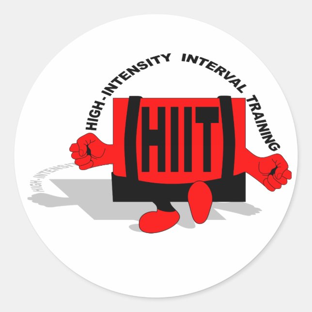 Adesivo Redondo Ignorando H.I.T (Frente)