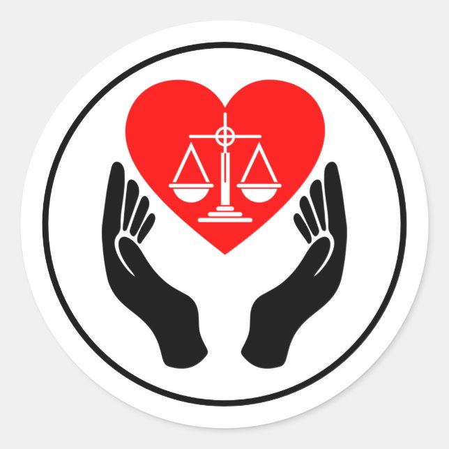 Adesivo Redondo Igualdade (Frente)