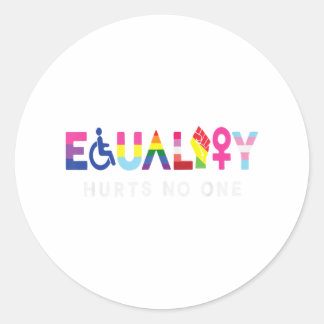 Adesivo Redondo Igualdade Prejudica Direitos Humanos Direitos Huma