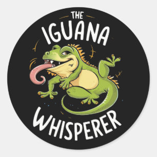 ADESIVO REDONDO IGUANA WHISPERER