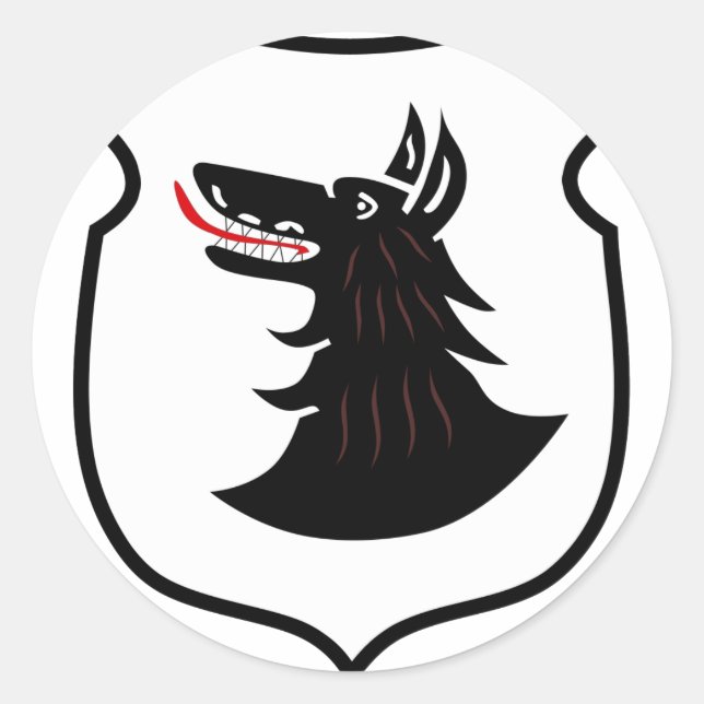 Adesivo Redondo III Gruppe, JG 77 (Frente)