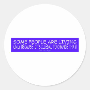 ADESIVO REDONDO ILEGAL PARA PARÁ-LOS