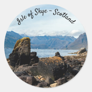 Adesivo Redondo Ilha de Skye - Scotland, Reino Unido