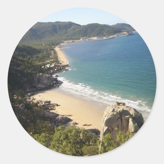 Adesivo Redondo Ilha Magnética - Autocolante australiano (Frente)