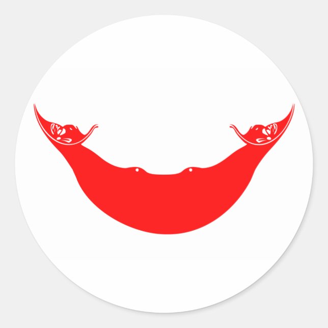 Adesivo Redondo ilha páscoa (Frente)