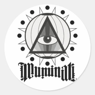 Adesivo Redondo Illuminati