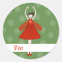 illusima Fada Bailarina Natal Flocos de Neve