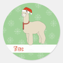 illusima Llama Natal Flocos de Neve Verde