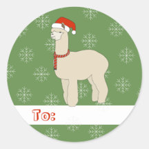 illusima Llama Natal Flocos de Neve Verde