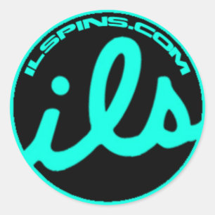 Adesivo Redondo ils redondos com url preto