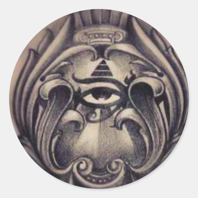 Adesivo Redondo Iluminação (Frente)