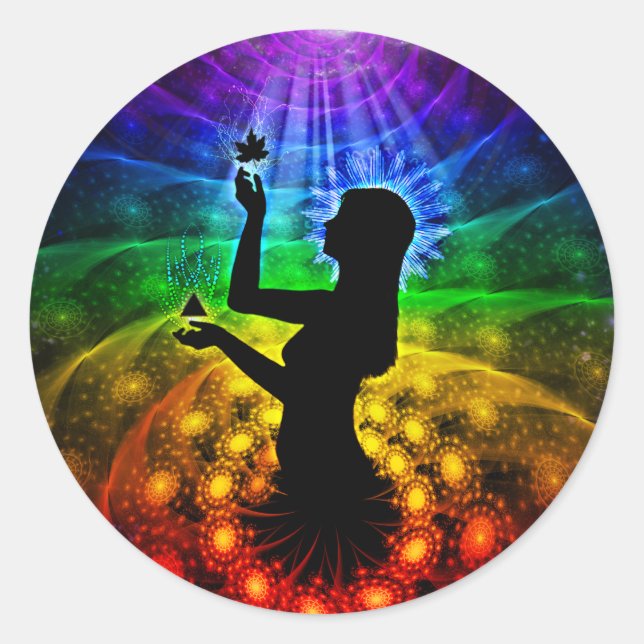 Adesivo Redondo Iluminação (Frente)