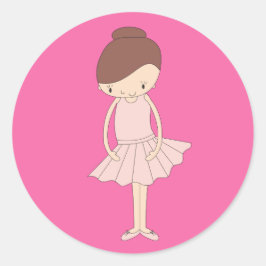 Adesivo Redondo ilusima Isabella Ballerina