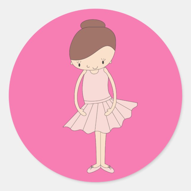 Adesivo Redondo ilusima Isabella Ballerina (Frente)