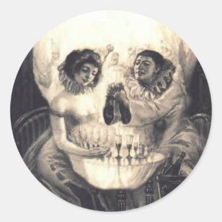 Adesivo Redondo Ilusões ópticas