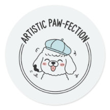 Ilustração de Retrato Puppy Poodle Dog