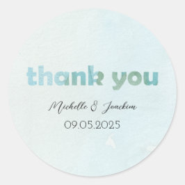 Adesivo Redondo Ilustração floral de Aquarela Artística