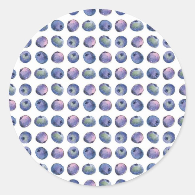 Adesivo Redondo Ilustração Geométrica da Fruta de Amorango (Frente)