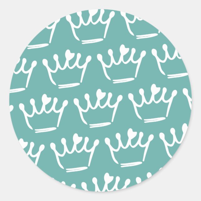 Adesivo Redondo Ilustrações de Tiara (Frente)