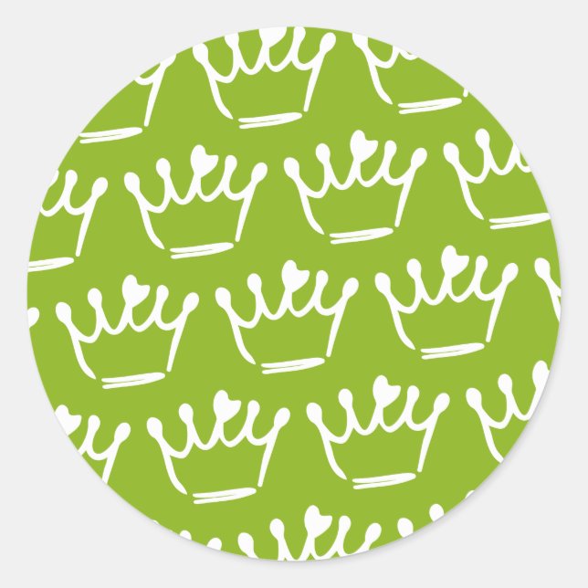 Adesivo Redondo Ilustrações de Tiara (Frente)