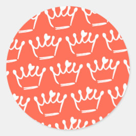 Adesivo Redondo Ilustrações de Tiara