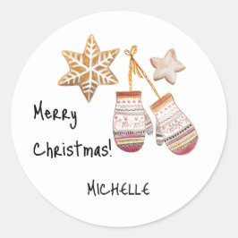 Adesivo Redondo Ilustrações Rusticais do País das Caixas Aquáticas