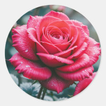 Imagem da Flor de Rosa Vermelha Elegante