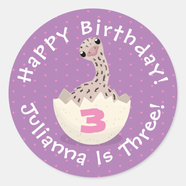 Adesivo Redondo Imagem de desenho animado de biberão (Frente)