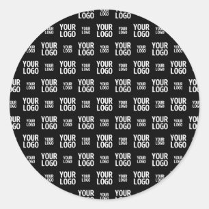 Adesivo Redondo Imagem do na moda, Design ou padrão do logotipo co