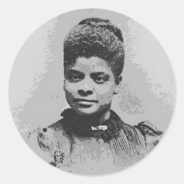 Adesivo Redondo Imagem Ida B Wells