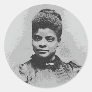 Adesivo Redondo Imagem Ida B Wells