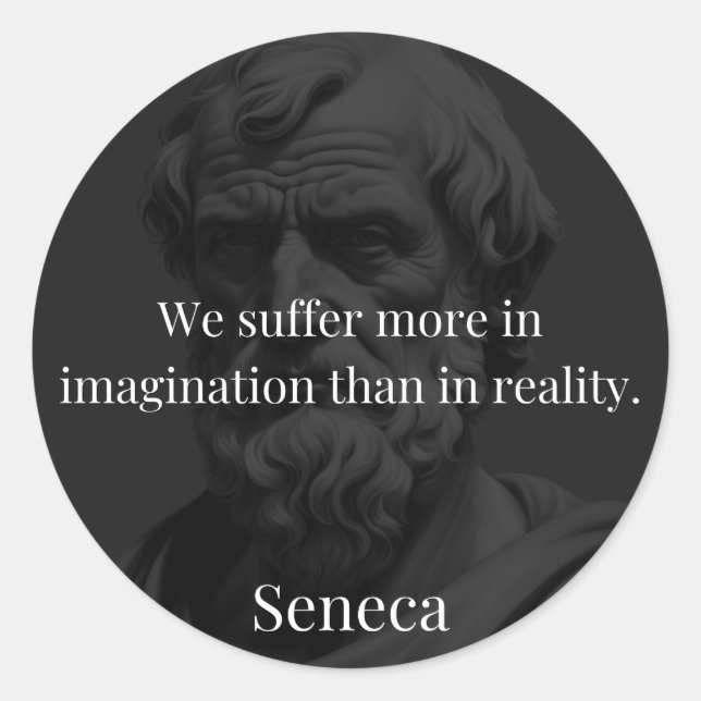 Adesivo Redondo Imagination and Suffering: Seneca on Perception (Frente)