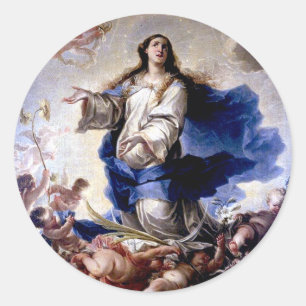 Adesivo Redondo Immaculate Conception