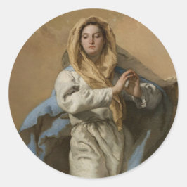 Adesivo Redondo Immaculate Conception Virgin Mary Stickers 