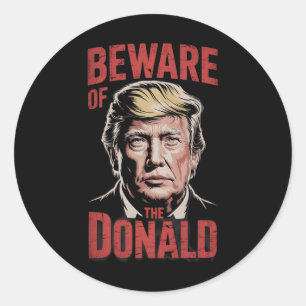 Adesivo Redondo Impeach Presidente Donald Trump Anti-republicano