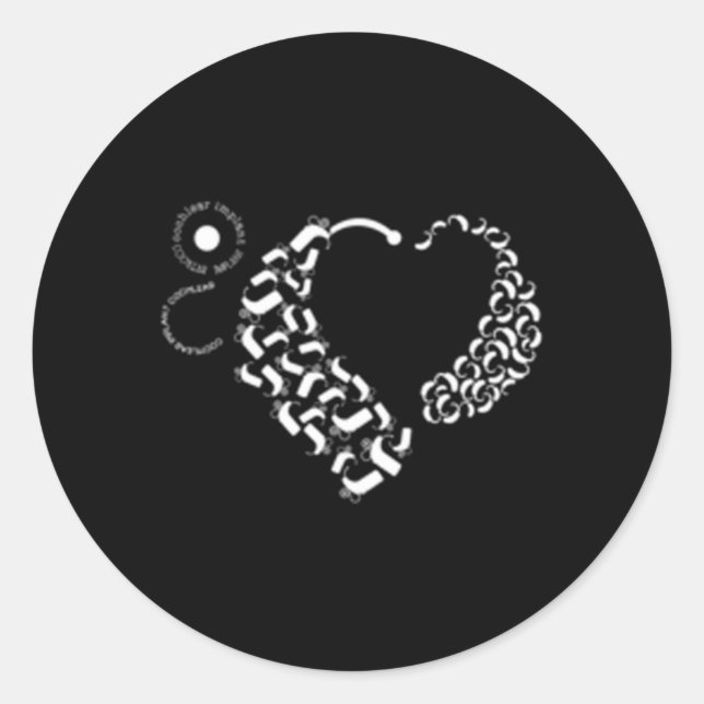 Adesivo Redondo Implante De Cochlebre E Auxílio Auditivo (Frente)