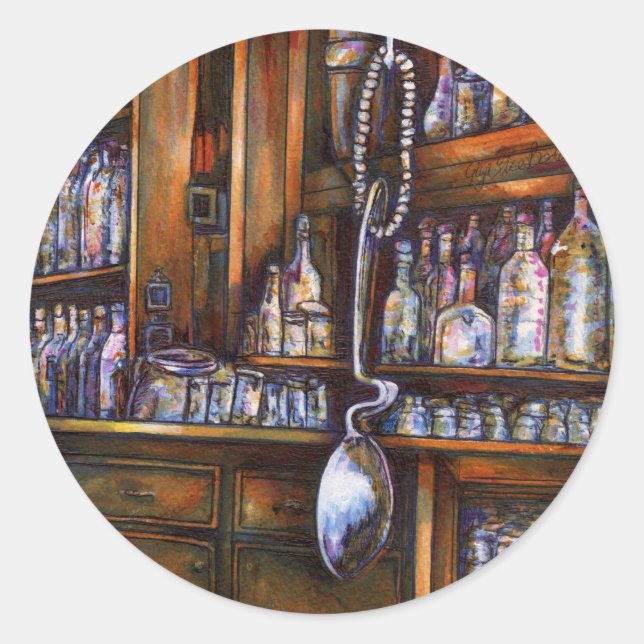 Adesivo Redondo Implicitamente Compreendido (Frente)