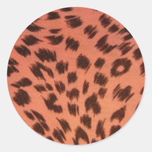 ADESIVO REDONDO IMPRESSÃO ANIMAL DE TINTA