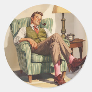 Adesivo Redondo Impressão de tela estendida