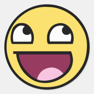 Adesivo Redondo Impressionante