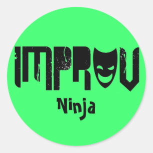 Adesivo Redondo Improv!
