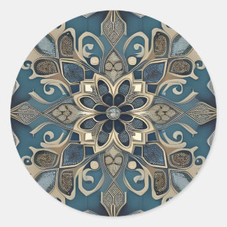 Adesivo Redondo in blue