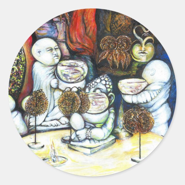 Adesivo Redondo Inabalável pelo desafio (Frente)